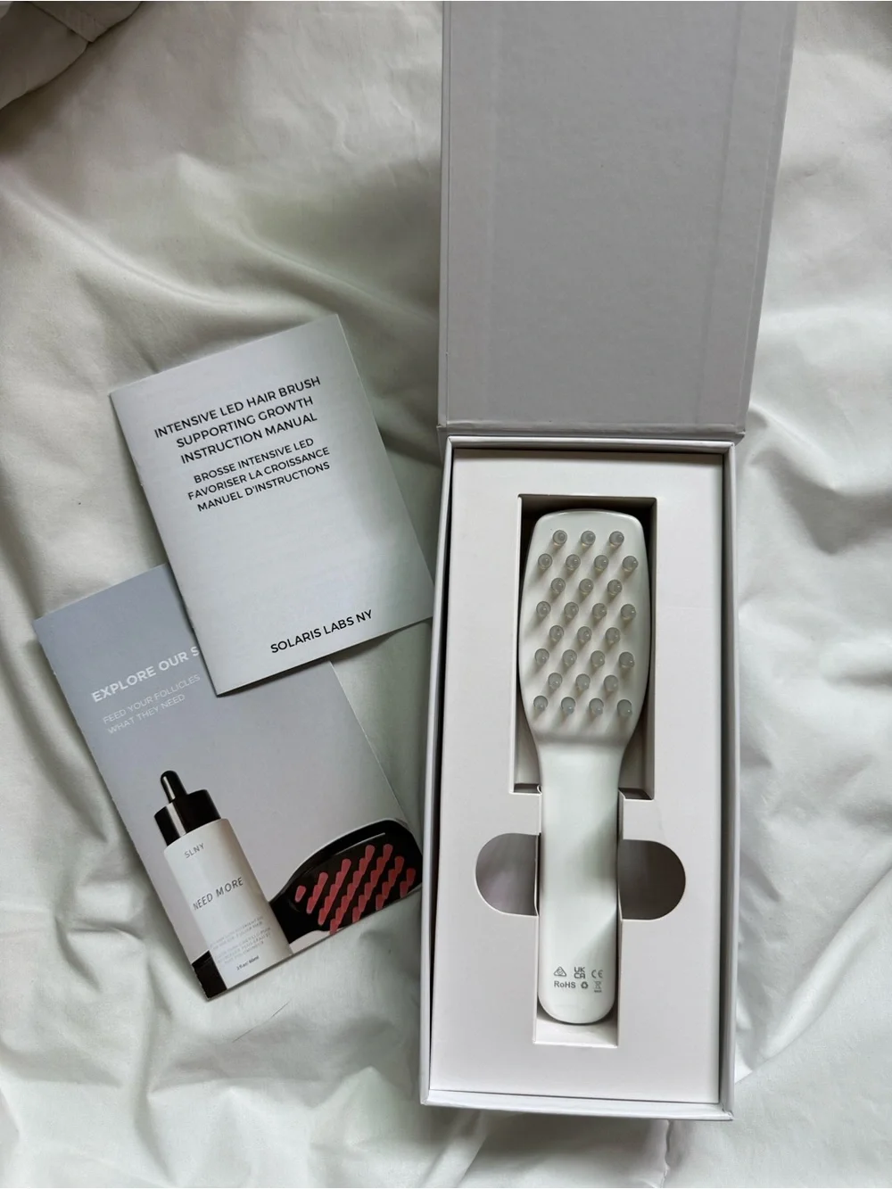 Solaris White Hair Growth Brush